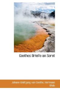 Cover image for Goethes Briefe an Soret