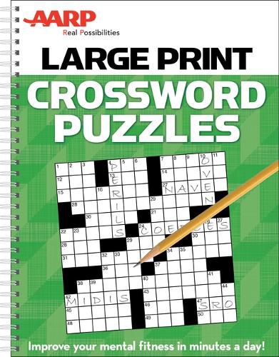 Cover image for AARP Large Print Crossword Puzzles