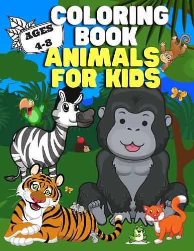 Cover image for Coloring Book: Animals for Kids
