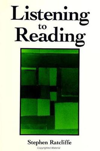 Cover image for Listening to Reading