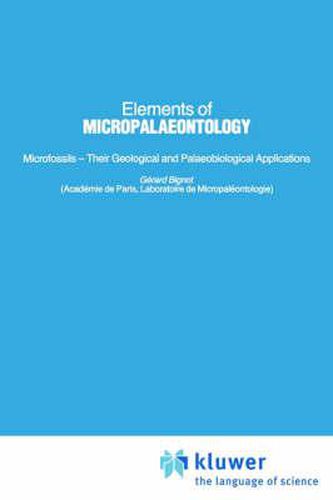Cover image for Elements of Micropalaeontology