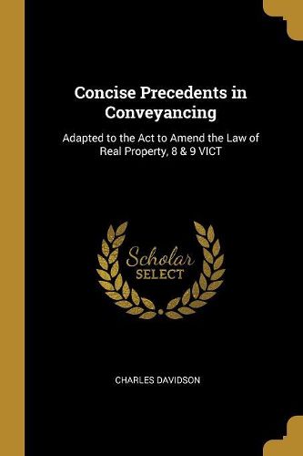 Cover image for Concise Precedents in Conveyancing