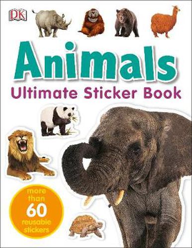 Cover image for Animals Ultimate Sticker Book
