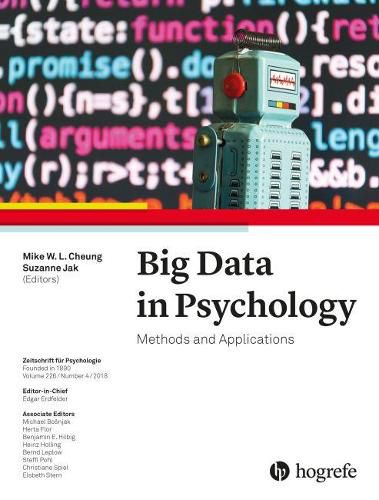 Cover image for Big Data in Psychology: Methods and Applications