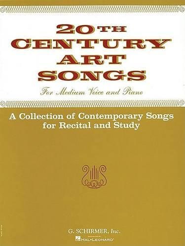 Cover image for Twentieth Century Art Songs for Recital and Study