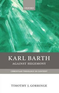 Cover image for Karl Barth: Against Hegemony