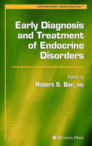 Cover image for Early Diagnosis and Treatment of Endocrine Disorders