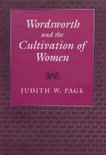 Cover image for Wordsworth and the Cultivation of Women