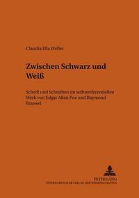 Cover image for Zwischen Schwarz Und Weiss: Schrift Und Schreiben Im Selbstreferentiellen Werk Von Edgar Allan Poe Und Raymond Roussel