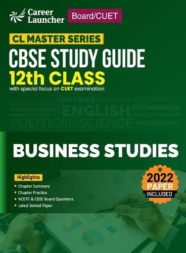 Cover image for Board plus CUET 2023 CL Master Series - CBSE Study Guide - Class 12 - Business Studies