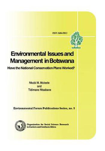 Cover image for Environmental Issues in Botswana: A Handbook