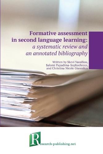 Cover image for Formative assessment in second language learning