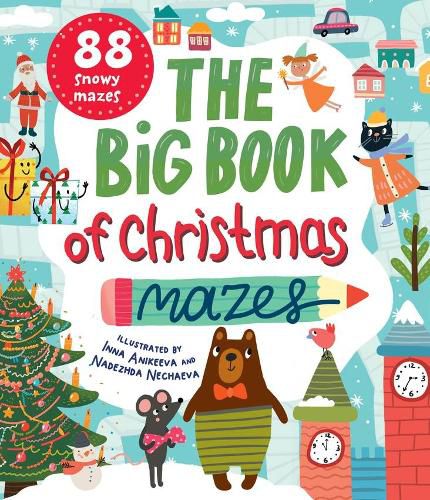 Cover image for The Big Book of Christmas Mazes
