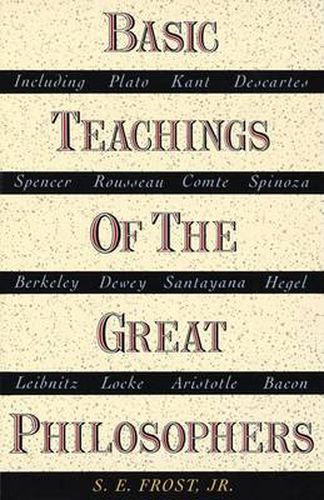 Cover image for Basic Teachings of the Great Philosophers