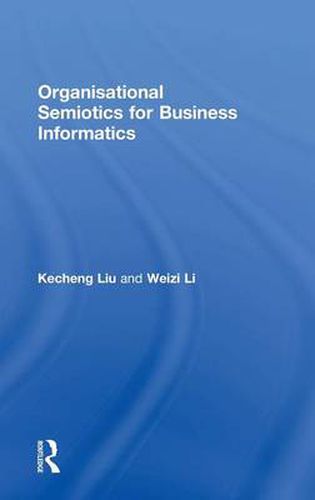 Cover image for Organisational Semiotics for Business Informatics