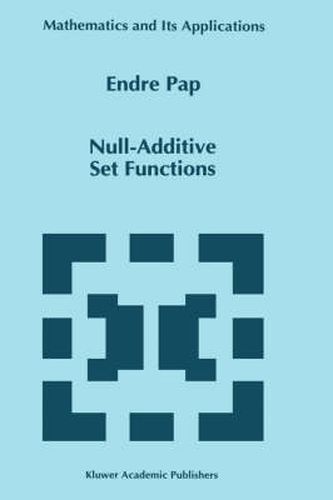 Cover image for Null-Additive Set Functions