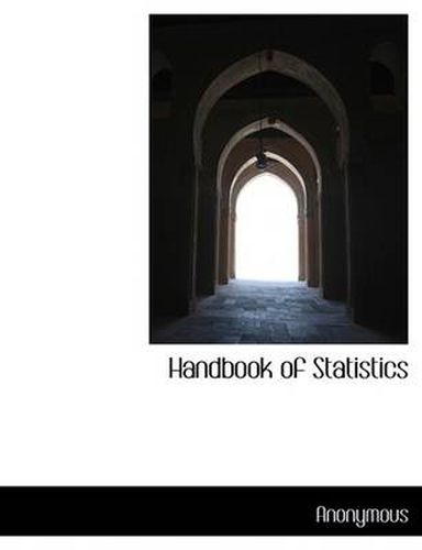 Cover image for Handbook of Statistics