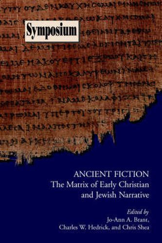 Cover image for Ancient Fiction: The Matrix of Early Christian and Jewish Narrative