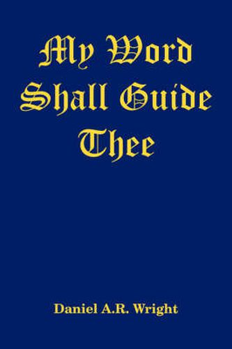Cover image for My Word Shall Guide Thee