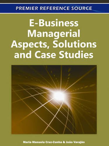 Cover image for E-Business Managerial Aspects, Solutions and Case Studies