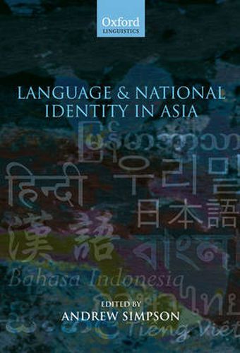 Cover image for Language and National Identity in Asia