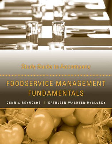 Cover image for Foodservice Management Fundamentals, Study Guide