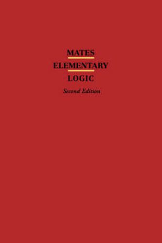 Cover image for Elementary Logic