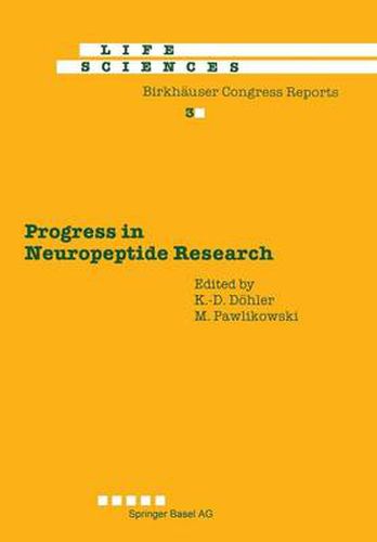 Cover image for Progress in Neuropeptide Research: Proceedings of the International Symposium, Lodz, Poland, September 8-10, 1988