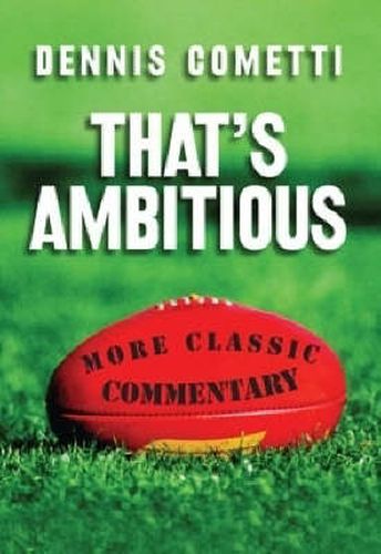 Cover image for That's Ambitious: More classic commentary