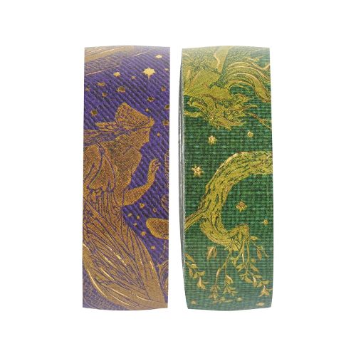 Cover image for Olive Fairy/Violet Fairy (Mixed Pack) Washi Tape