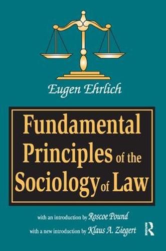 Cover image for Fundamental Principles of the Sociology of Law