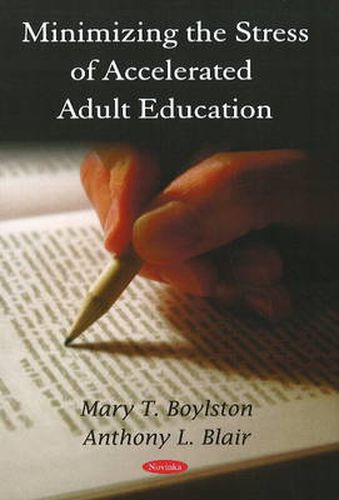 Cover image for Minimizing the Stress of Accelerated Adult Education