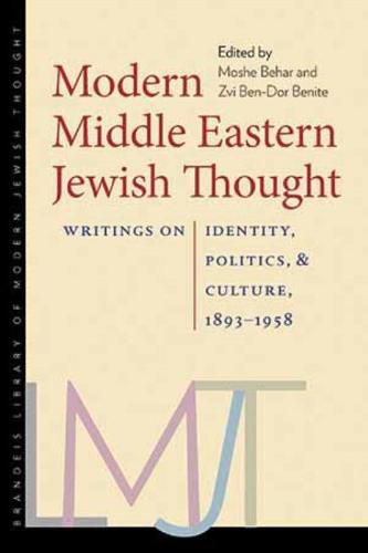 Cover image for Modern Middle Eastern Jewish Thought