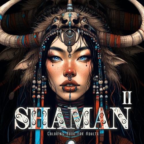 Cover image for Shaman Coloring Book for Adults 2