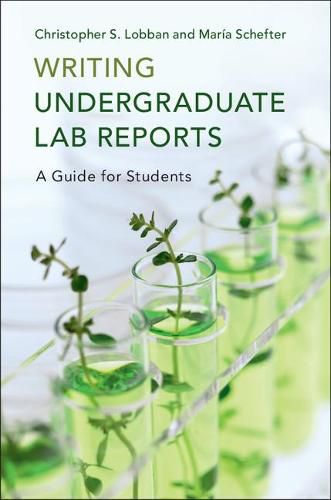 Cover image for Writing Undergraduate Lab Reports: A Guide for Students