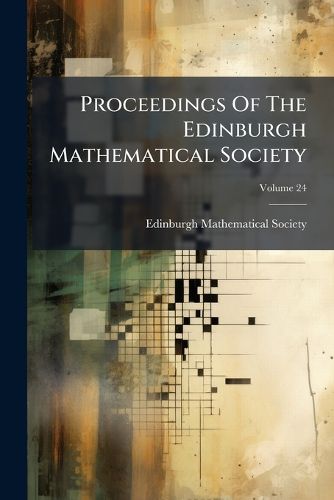 Cover image for Proceedings Of The Edinburgh Mathematical Society; Volume 24