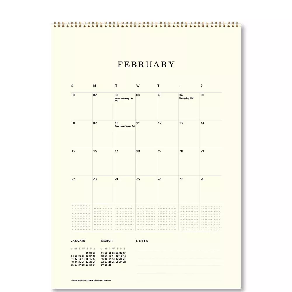Arthur Streeton Poster Calendar 2026