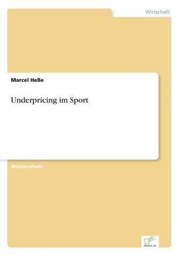 Cover image for Underpricing im Sport