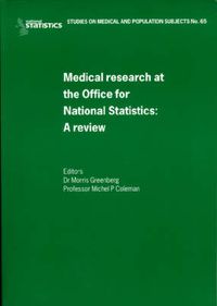 Cover image for A Review of Medical Research and the Office of NationalStatistics: Studies on Medical and Population Subjects