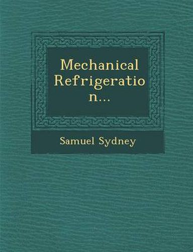 Cover image for Mechanical Refrigeration...