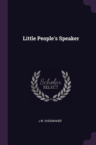 Cover image for Little People's Speaker