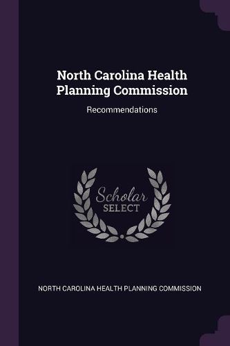 Cover image for North Carolina Health Planning Commission