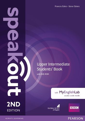 Cover image for Speakout Upper Intermediate 2nd Edition Students' Book with DVD-ROM and MyEnglishLab Access Code Pack