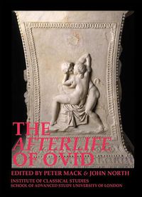 Cover image for The Afterlife of Ovid