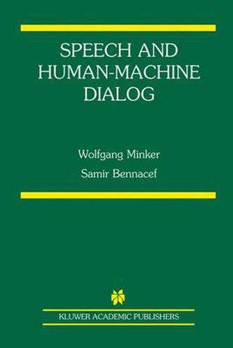 Cover image for Speech and Human-Machine Dialog