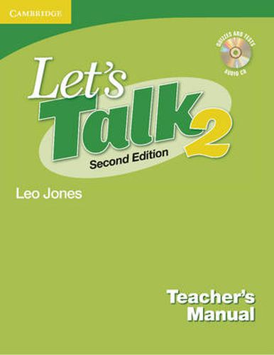 Cover image for Let's Talk Level 2 Teacher's Manual 2 with Audio CD