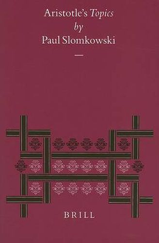 Cover image for Aristotle's Topics