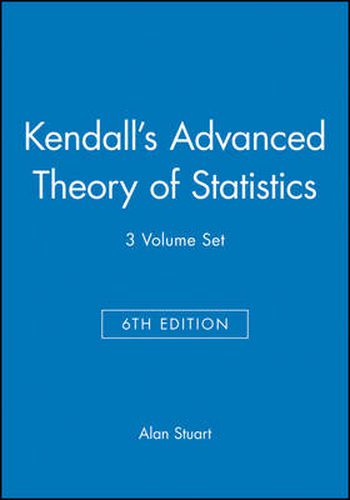 Cover image for Kendalls Advanced Theory of Statistics