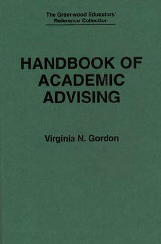 Handbook of Academic Advising