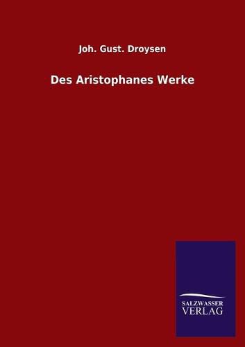 Cover image for Des Aristophanes Werke